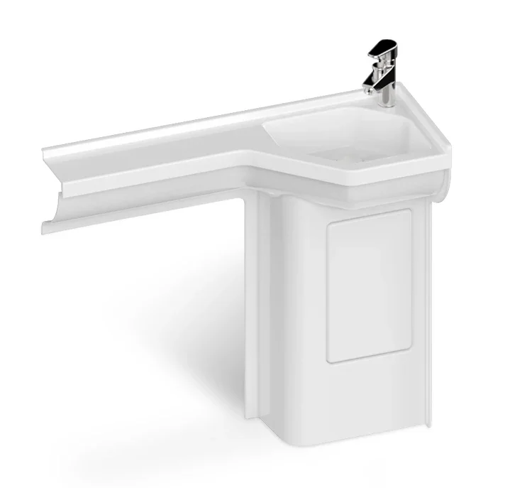 Прочные караваны интегрированная полная ванная комната с основанием поддона для