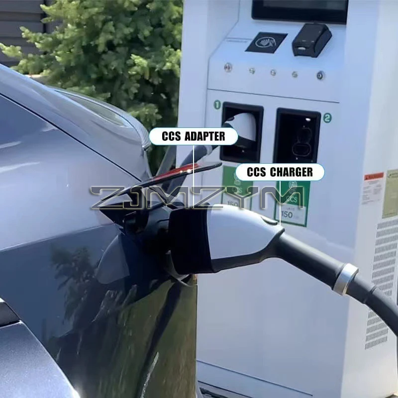 Адаптер быстрой зарядки CCS1 для зарядного устройства Tesla DC разъем адаптер