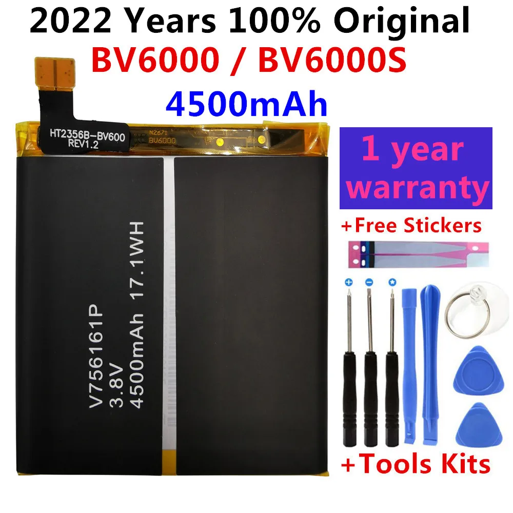 

100% Original 4500mAh V756161P Battery For Blackview BV6000 BV6000S Batterie Bateria Smart Mobile Phone li-ion Battery