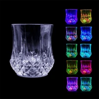 1pc diy led glitter beer cup pineapple carved mugs whisky cocktail beer stein wine cup for party club bar night decor