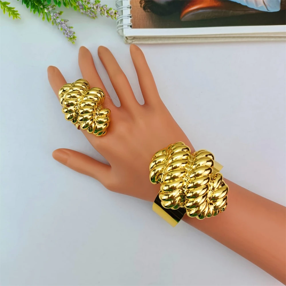 Женский комплект украшений в итальянском стиле ожерелье и серьги