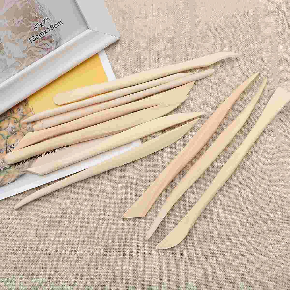 

Clay Tools Sculpting Polymer Wooden Pottery Kitdry Air Sculpt Apoxie Non Hardening Modeling Milliputset Molding Sculpey Carving