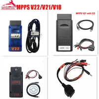 newst mpps v18 v21 v22 ecu flasher chip tuning programmer interface obd2 auto scanner for audi f ord withtricore cable car tool