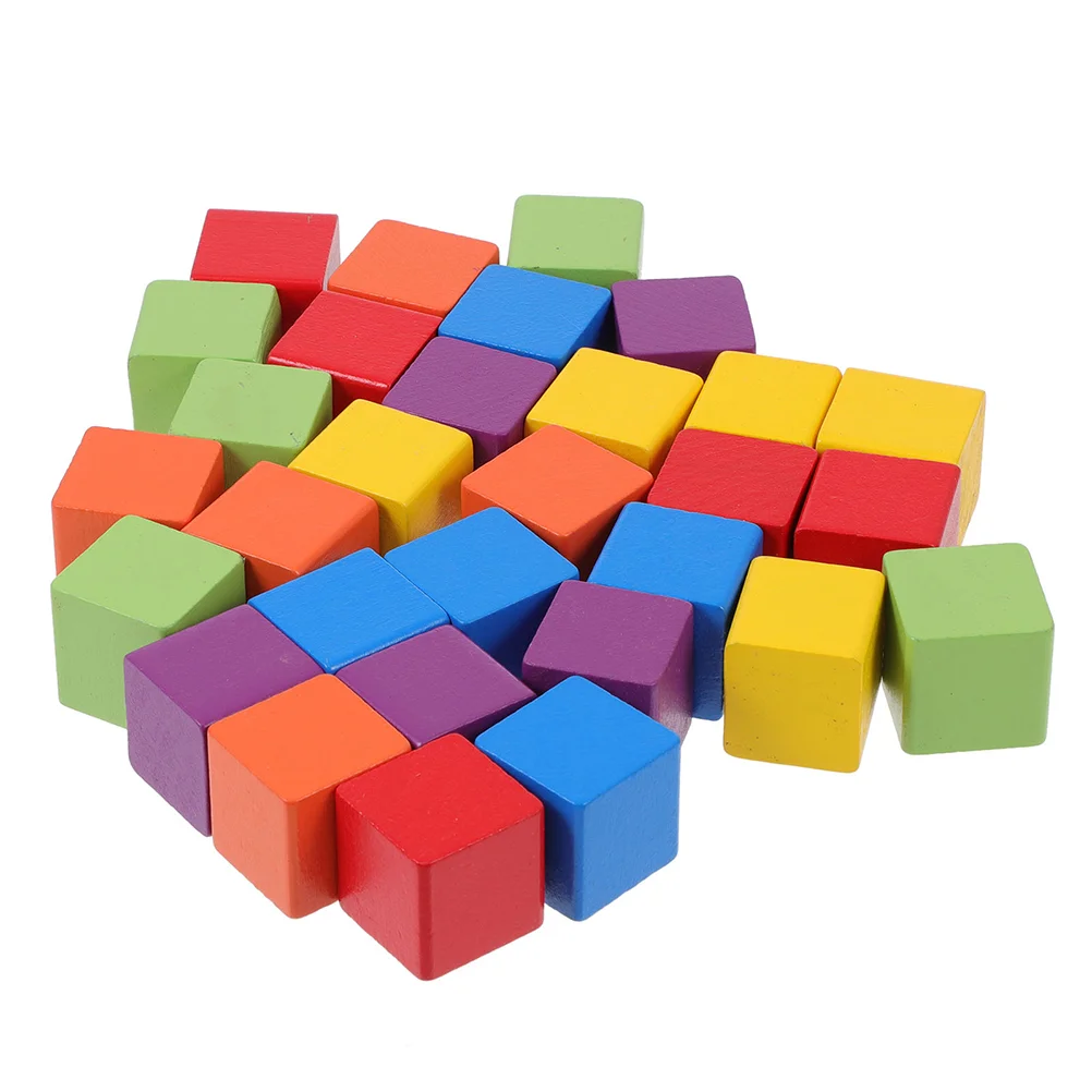 

60pcs Colorful Cube Building Blocks Small Building Blocks Early Education Props