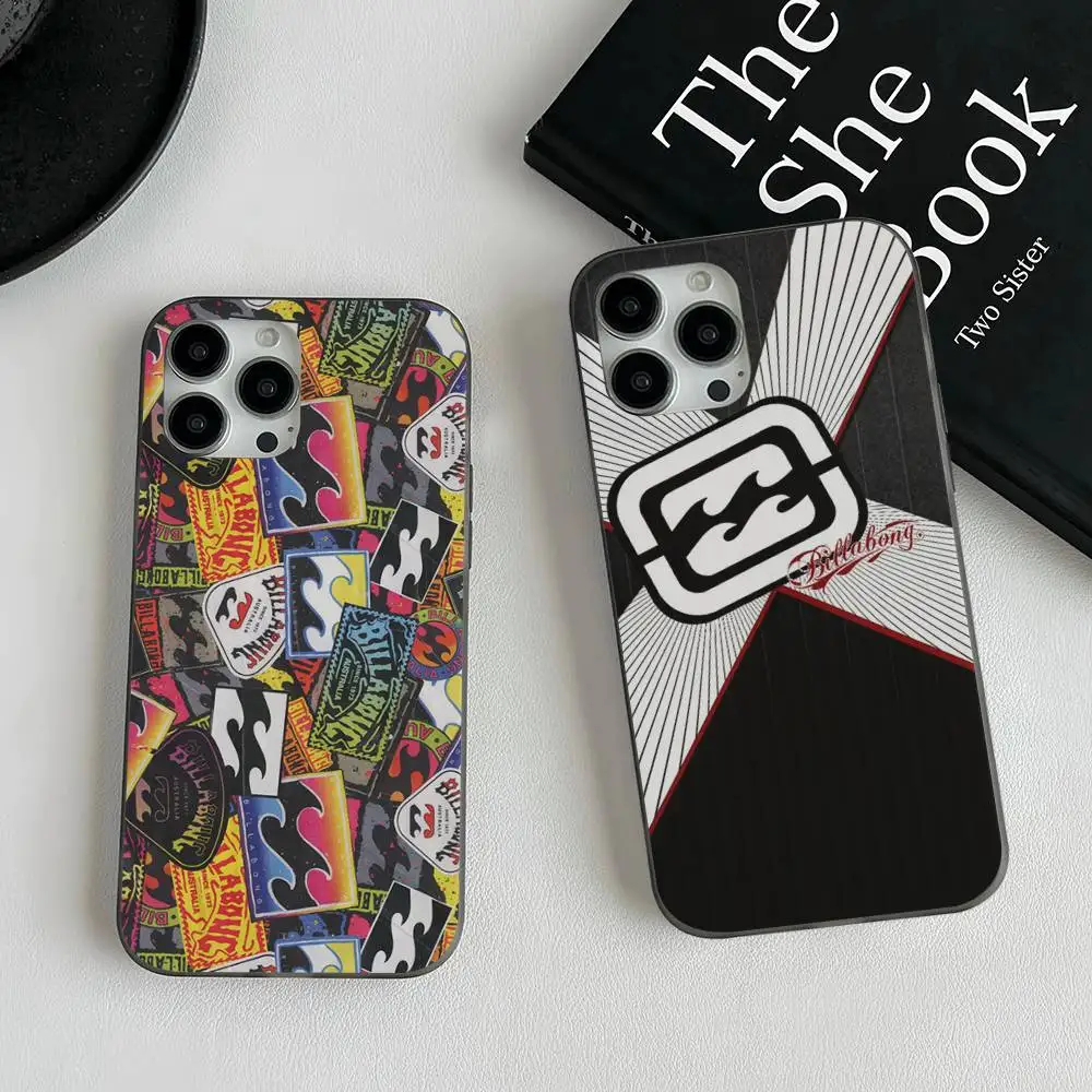 Фото Чехол C-Casual-S-Surfing-B-Billabong для iPhone 17 16 15 14 13 12 11 Pro Max Plus, гофрированный бампер, задняя крышка-накладка №1