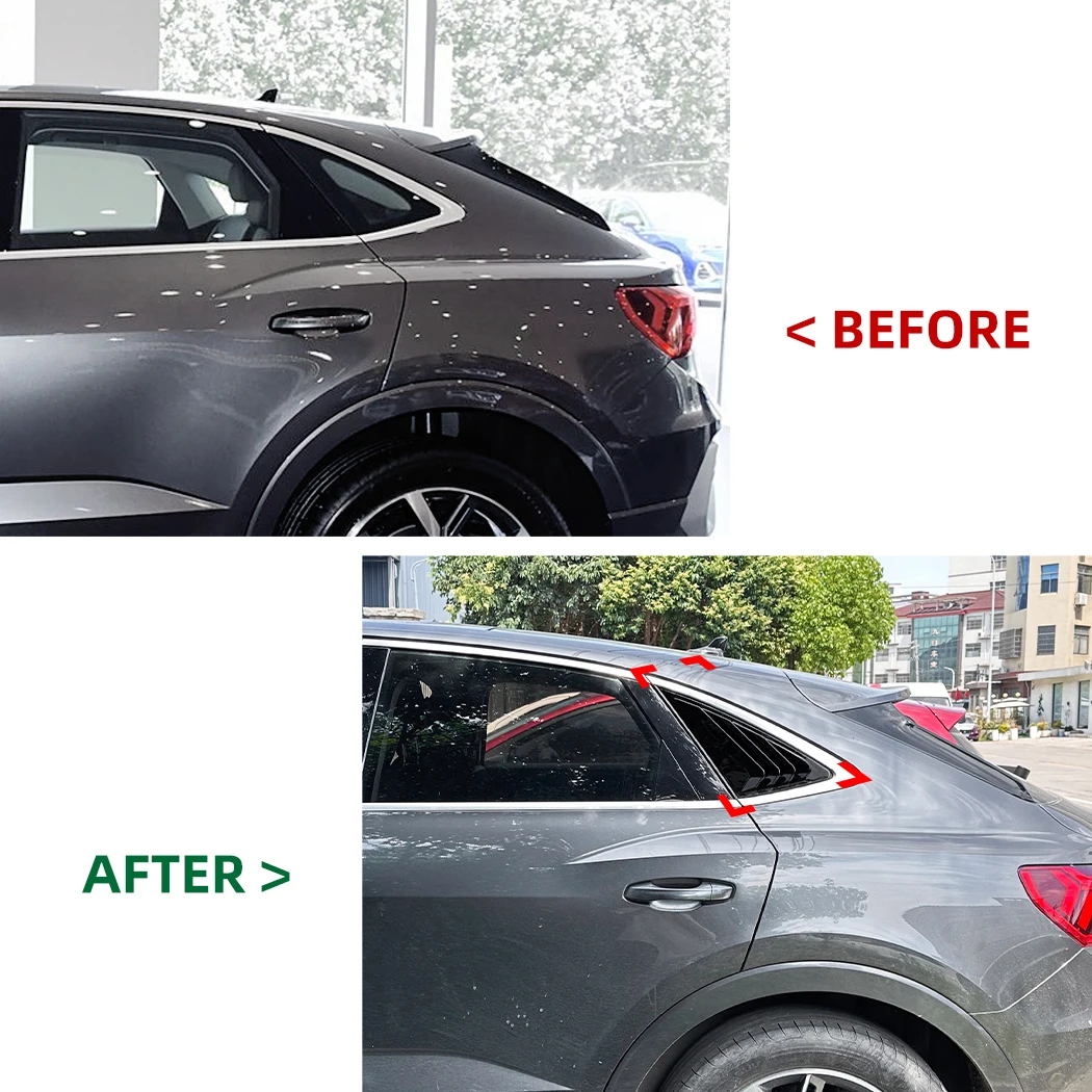 Автомобильные Боковые жалюзи заднего стекла паста тип для Audi Q3 F3 Sportback 2019 +