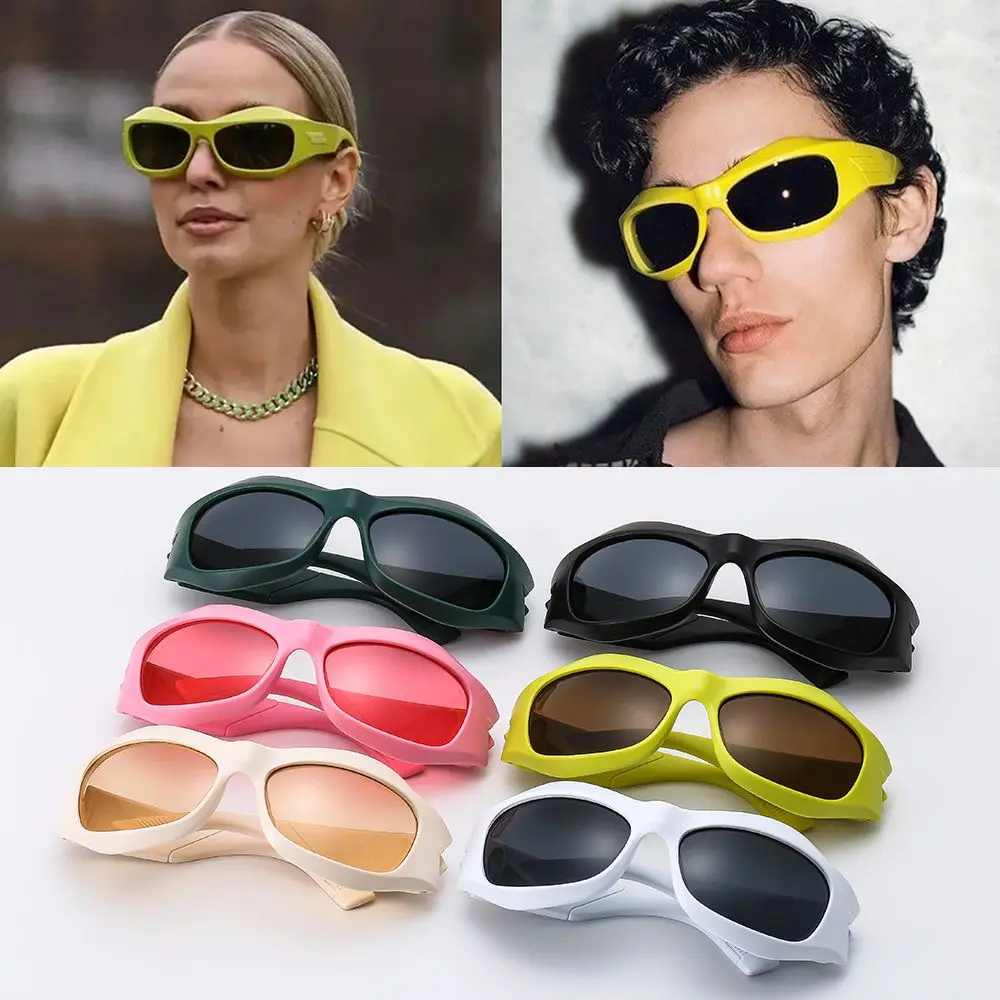 

Eyewear Street Oversized Driving Shades Sports Cycling Men's Sunglasses Cyberpunk Y2K Sunglasses Sun Glasses