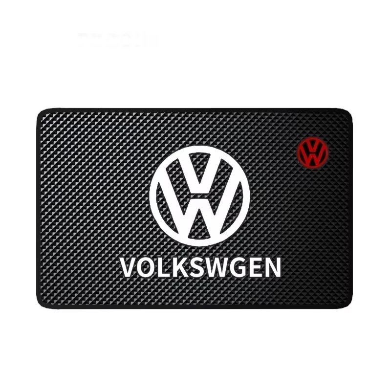 

Автомобильная эмблема, противоскользящая накладка для ключа телефона, нескользящий липкий гелевый коврик, аксессуары для Volkswagen GOLF Polo Tiguan Vw Touran Caddy Passt B6
