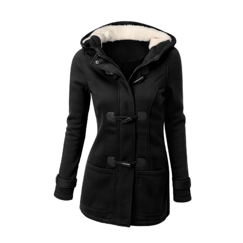 

Women Basic Jackets 2023 Autumn Women's Overcoat Zipper Causal Outwear Coat Female Hooded Coat Casaco Feminino Ladies Jacket