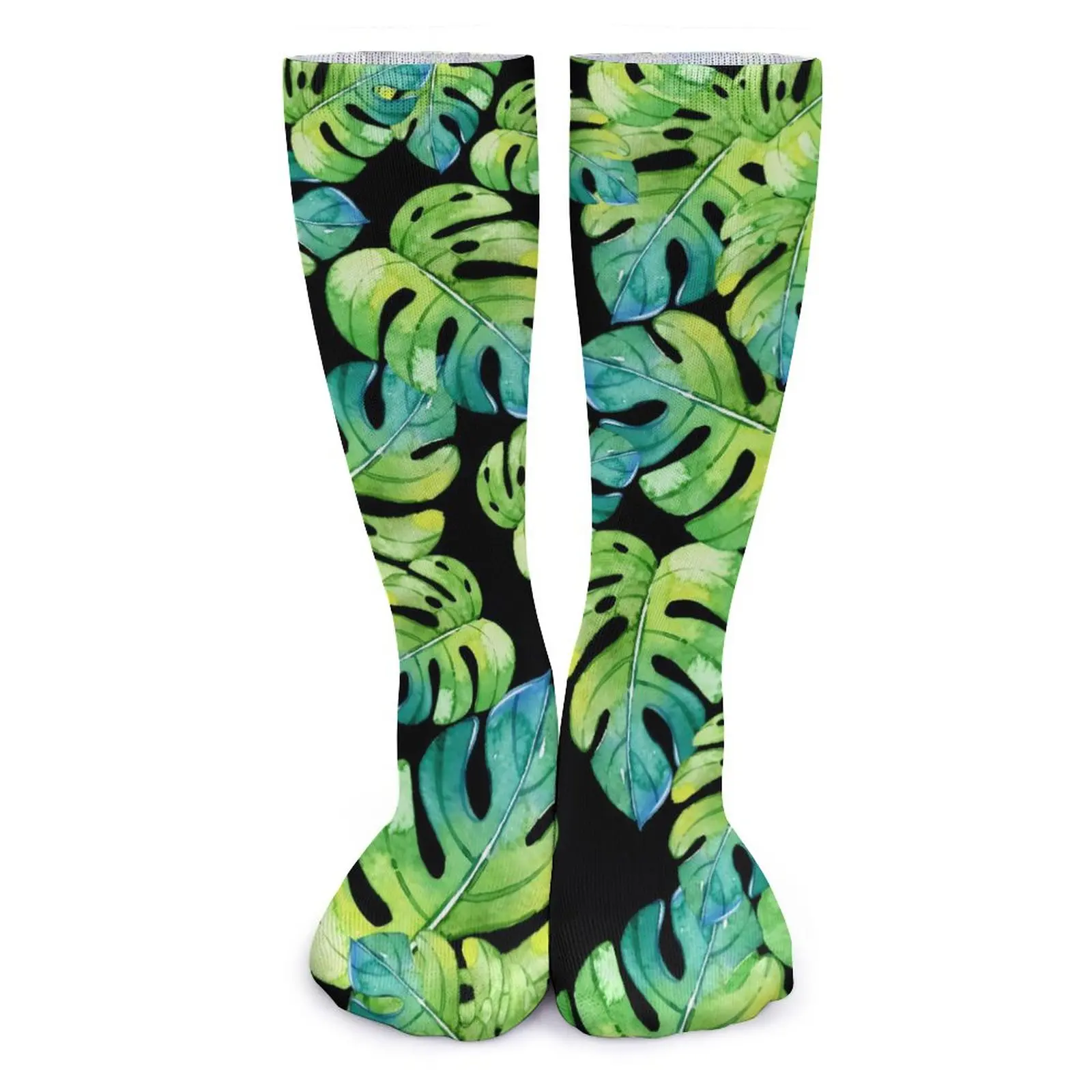 

Тропические аксессуары, унисекс, Пляжные Носки с пальмами, мягкие корейские носки, уличные спортивные нескользящие носки с графическим рисунком, подарок