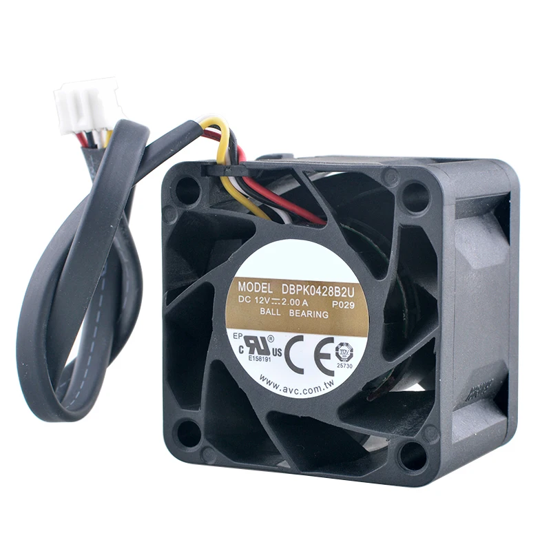 DBPK0428B2U Вентилятор 4 см 40 мм 40x40x28 DC12V 2.00A 4pin 25000 об/мин Высокоскоростной охлаждающий