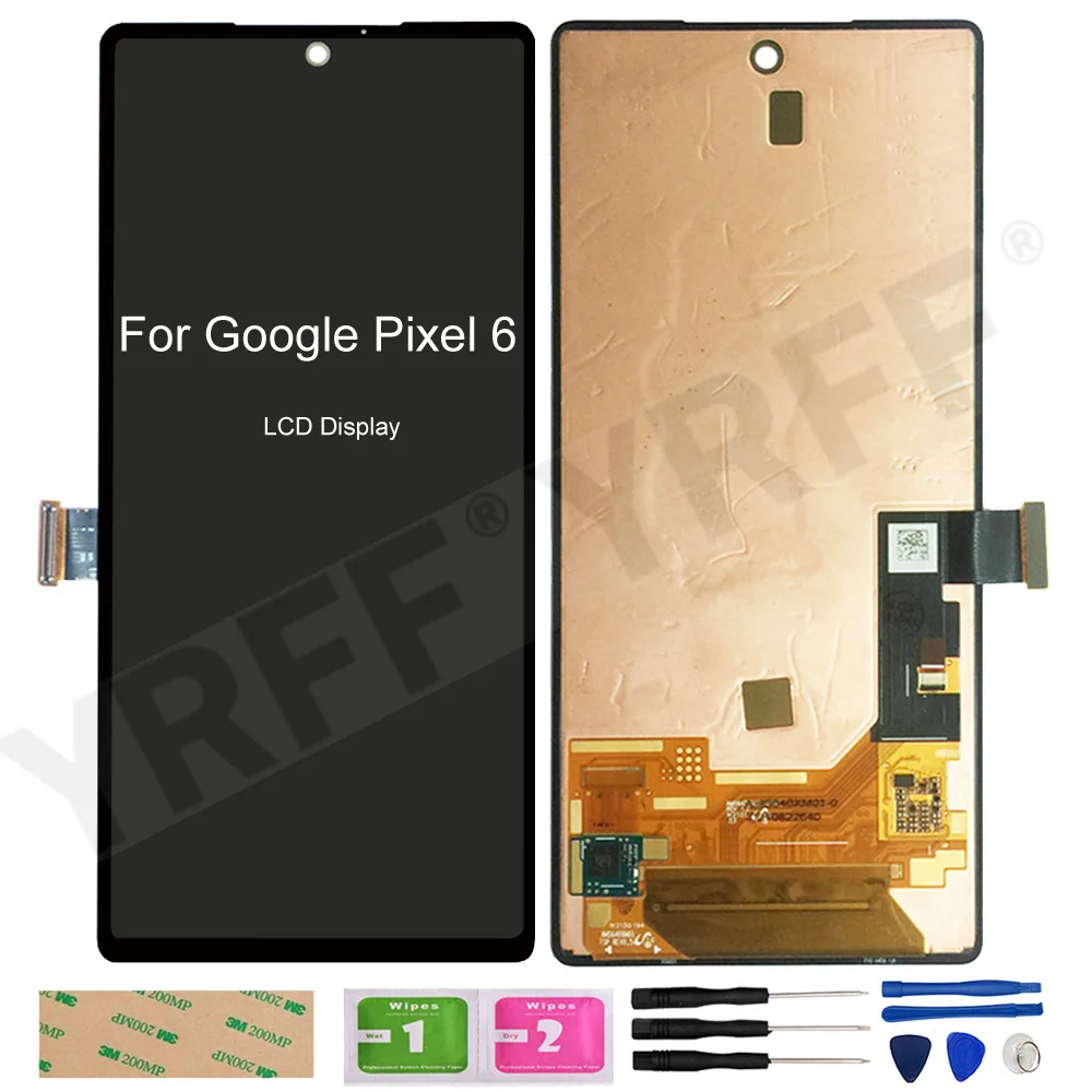 

For Google Pixel 6 LCD Display+Touch Screen Digitizer Assembly For Google GB7N6 G9S9B16 LCD Screens Panel Replacement+Free Tools