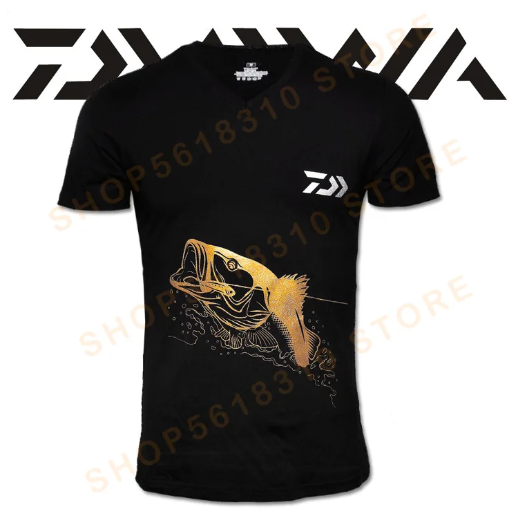 

2021, рыболовная футболка Dawa Daiwa, женская одежда для рыбалки, быстросохнущая дышащая Солнцезащитная одежда с короткими рукавами