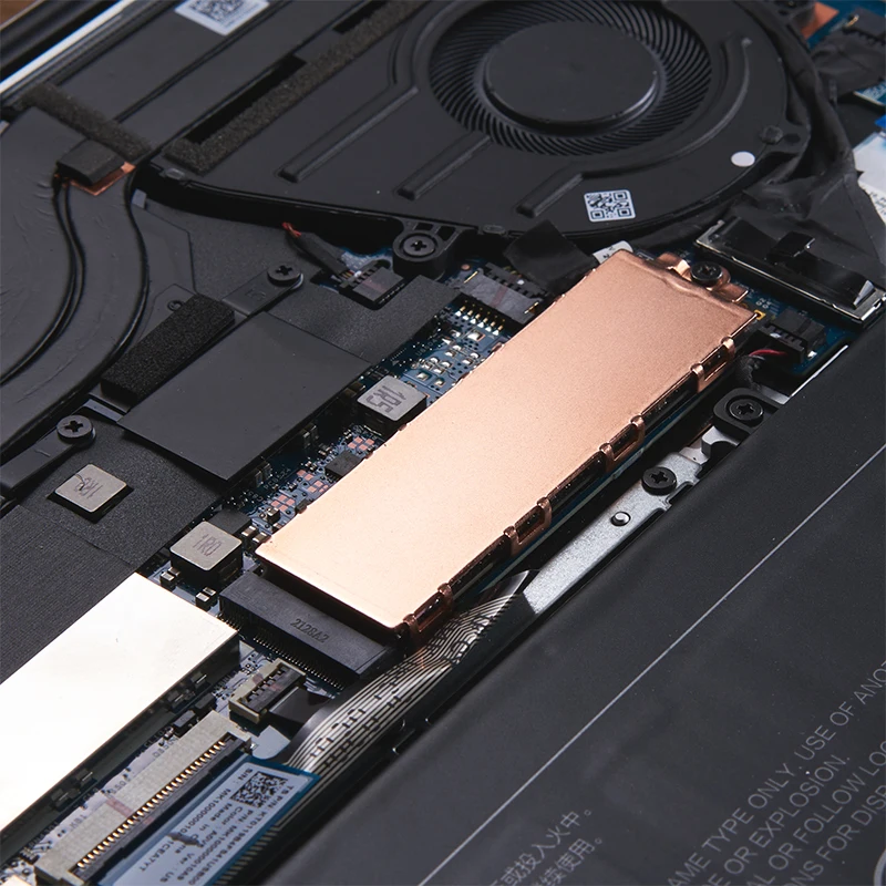 

Solid State Hard Disk Heatsink Ultra-thin 0.8mm Heat Radiator with Thermal Silicone Pad for M.2 NVMe 2280 SSD