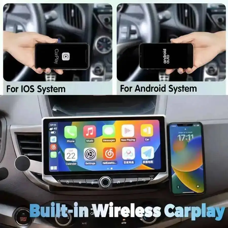 Фото Для FIAT DUCATO 2016 2017 2018-2024 Android 15 GPS-навигация Carplay Автомобильный радиоприемник с сенсорным экраном Видеоплеер Головное устройство №2