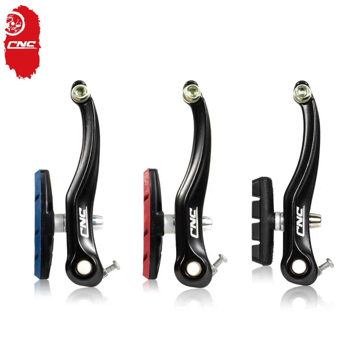 

CNC Bicycle V-Brake Clamp Highway Mountain Bicycle Brake Brake Folding Bicycle Aluminum Alloy V-Brake Vehicle Cover Brake Block