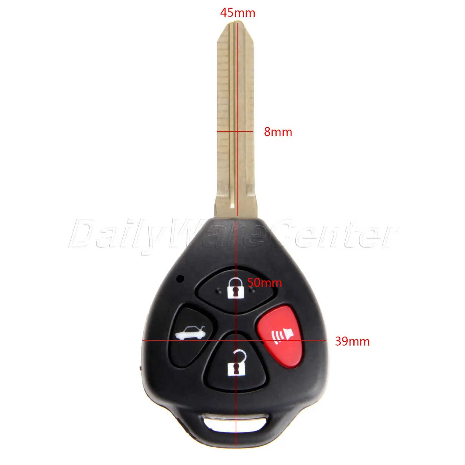 Mgoodoo 3 + 1 4 кнопки чехол для дистанционного ключа замена Fob Toyota Camry Corolla Avalon RAV4 Yaris Venza