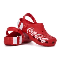 fashion luxury coke cave shoes mens and womens shoes 2022 new coca cola beach shoes slippers sandals child slippers family