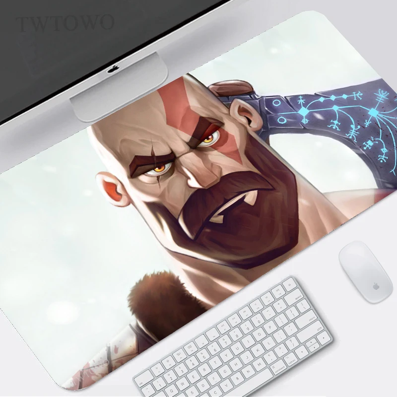 

God of War Mouse Pad Gamer XL Custom Computer New Mousepad XXL Mouse Mat Office Anti Slip Carpet Laptop Table Mat