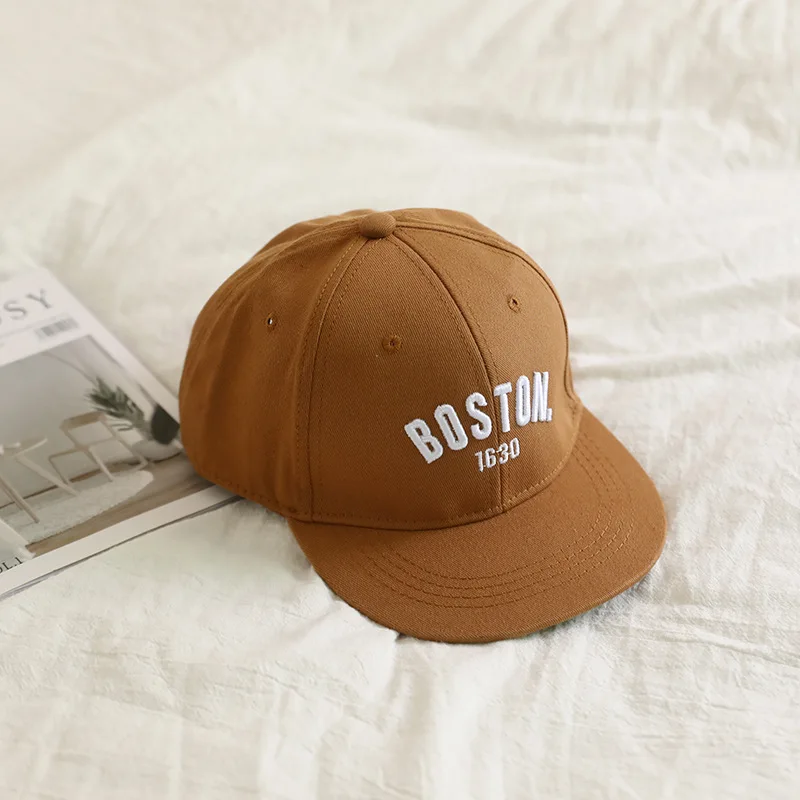 Детская бейсболка с вышивкой алфавита уличная Кепка для мальчиков и девочек