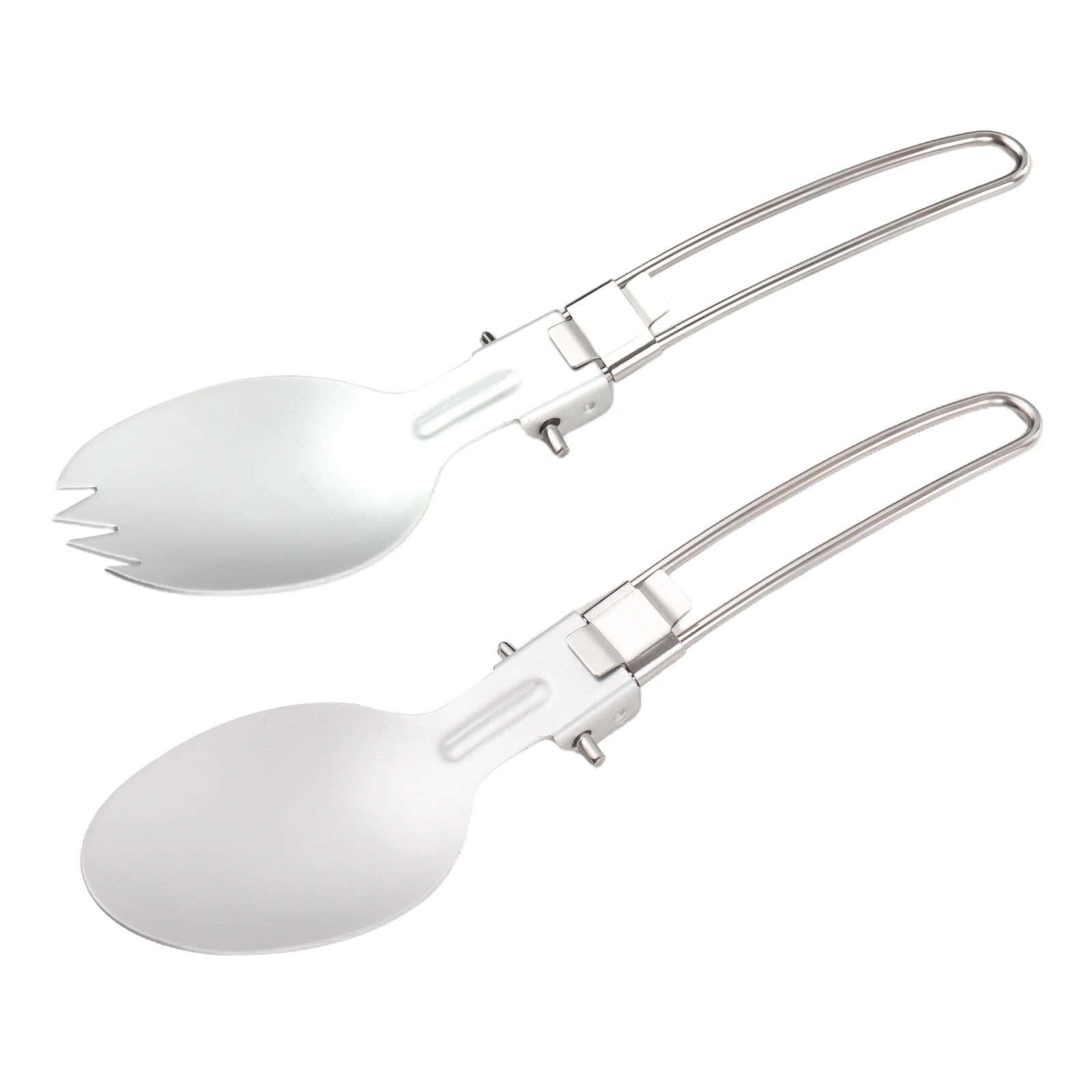 Набор складной посуды из нержавеющей стали для кемпинга