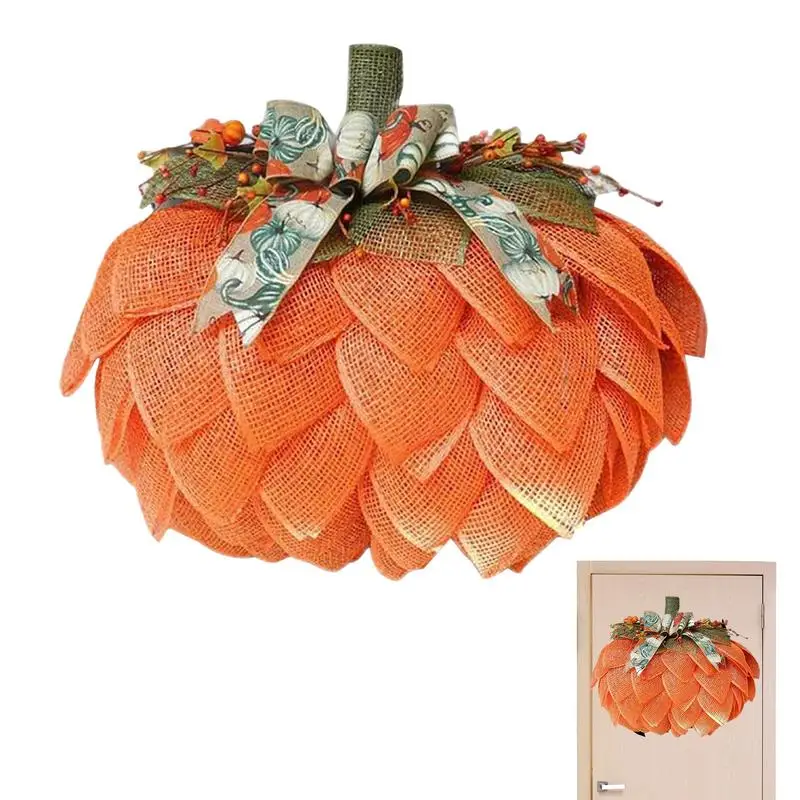 

Осенний венок на День Благодарения, декоративный осенний венок, реалистичные детали, внешняя фотография