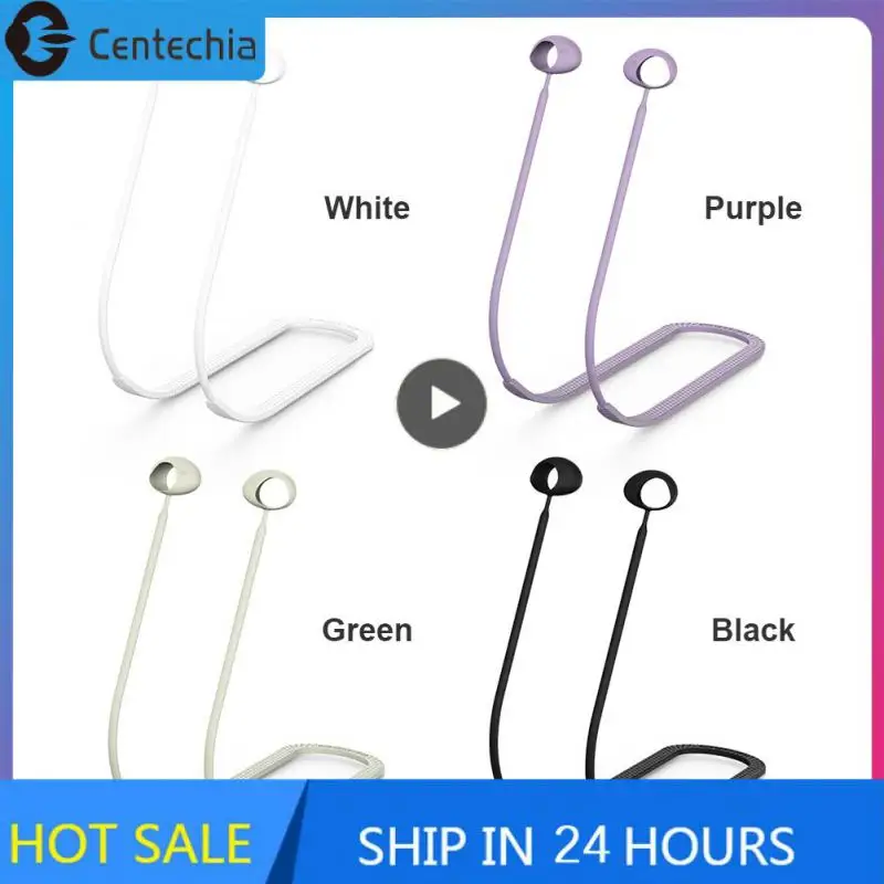 

Soft Neck Cord Earphone Rope Silicone Wireless Headphone Anti Lost Rope 80 Cm Sweatproof For Samsung Galaxy Buds