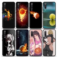 phone case for xiaomi mi a2 8 9 se 9t 10 10t 10s cc9 cc9e note 10 lite pro 5g soft silicone case cover basketball baby sexy