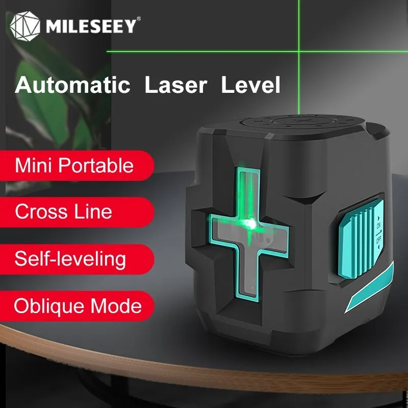 

Лазерный уровень Mileseey L62R, самонивелирующийся нивелир с 2 линиями красного и зеленого цветов, горизонтальный и вертикальный перекрестный, до...