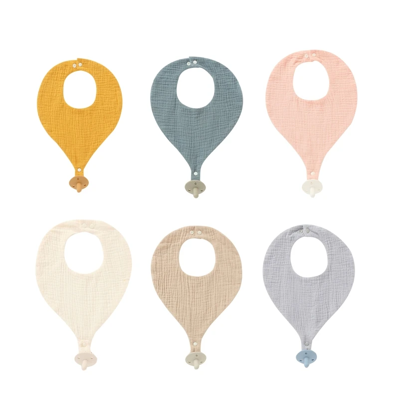 

Burp Bib for Baby Boys Girls 0-36Month Newborn w/ Comfortable Adjustable Snaps