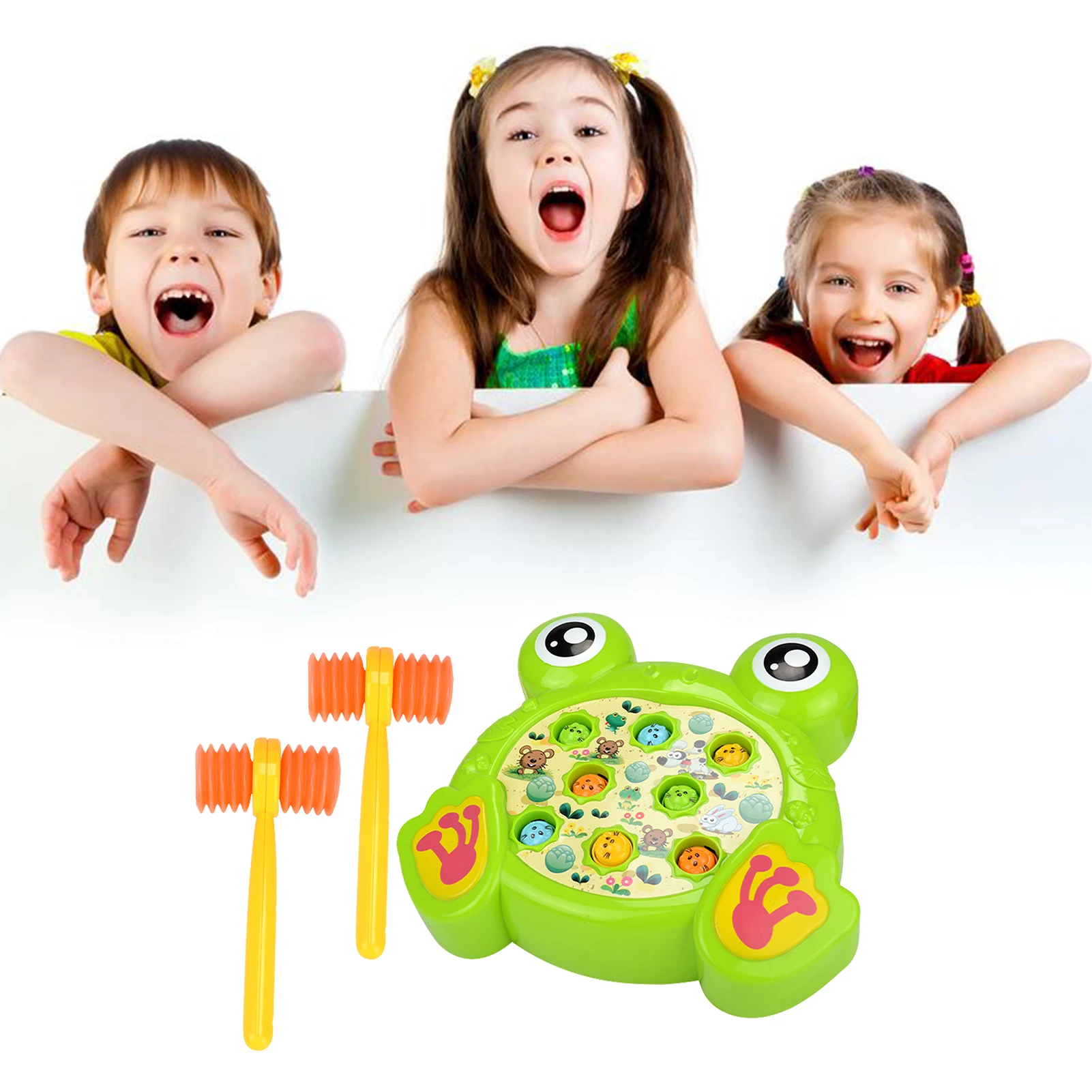 Интерактивная игрушка игрушка-молот забавная для малышей крутящаяся Детская