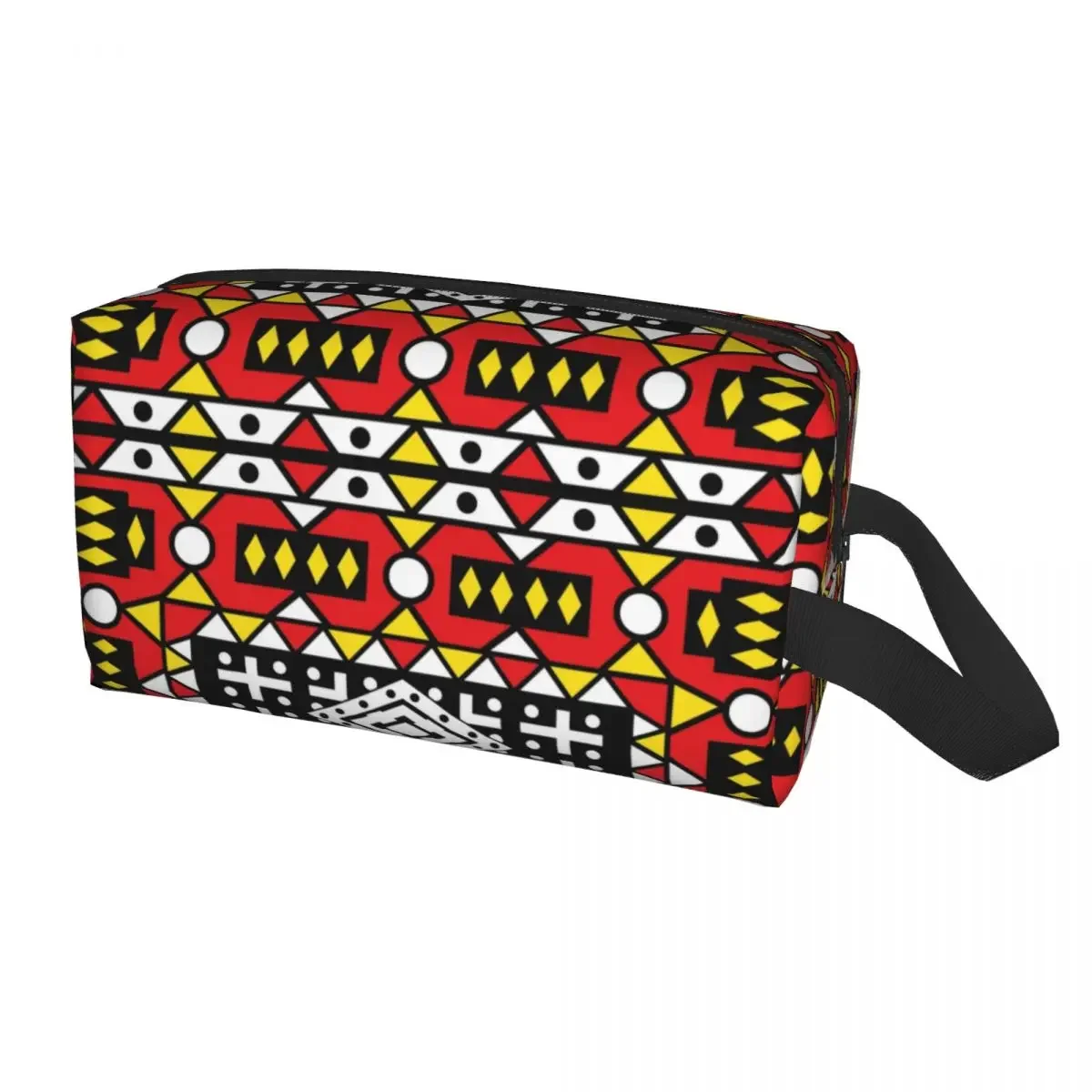

Kizomba Samakaka Ankara Print Travel Cosmetic Bag African Wax Design Toiletry Makeup Organizer Ladies Beauty Storage Dopp Kit