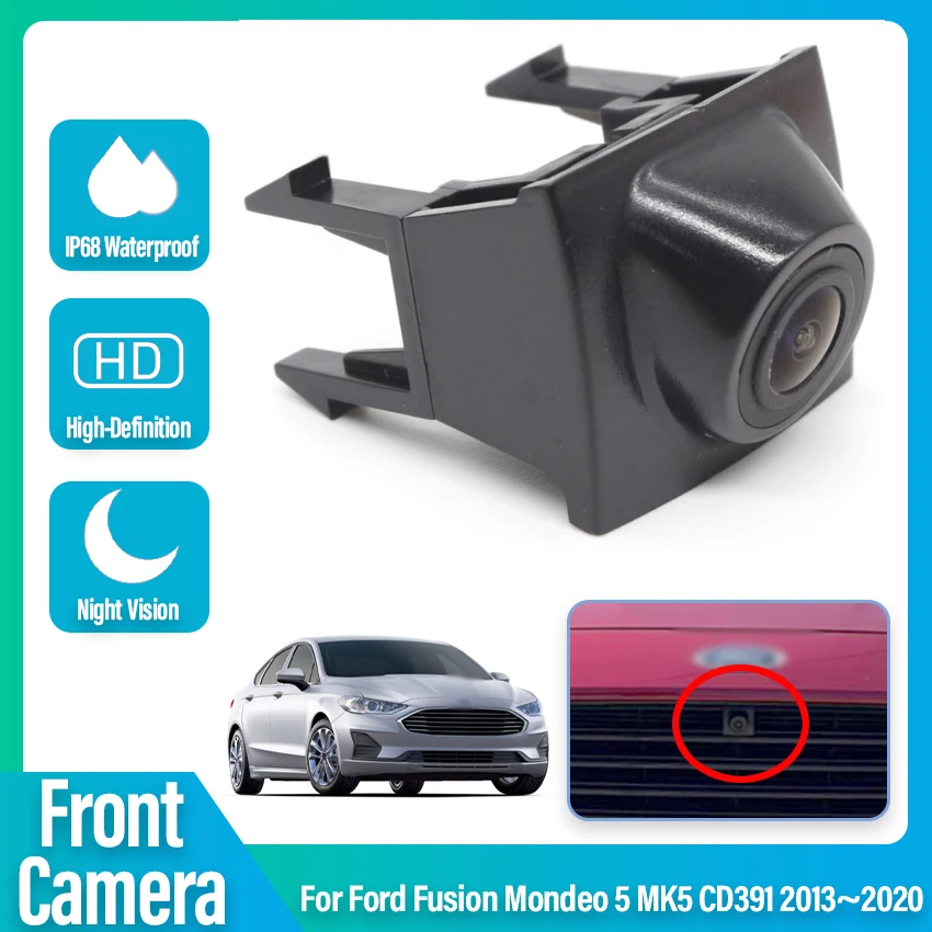 Car Front View Logo Camera For Ford Fusion For Mondeo 5 MK5 CD391 2013 2014 2015 2016 2017 2018 2019 2020 HD CCD Waterproof