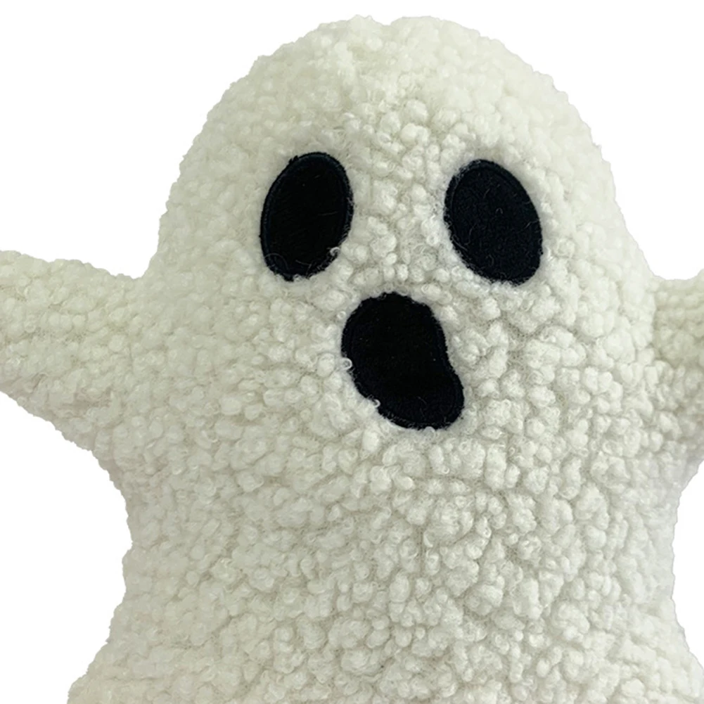 Декоративная жуткая подушка на Хэллоуин мягкая в форме призрака игрушечная с