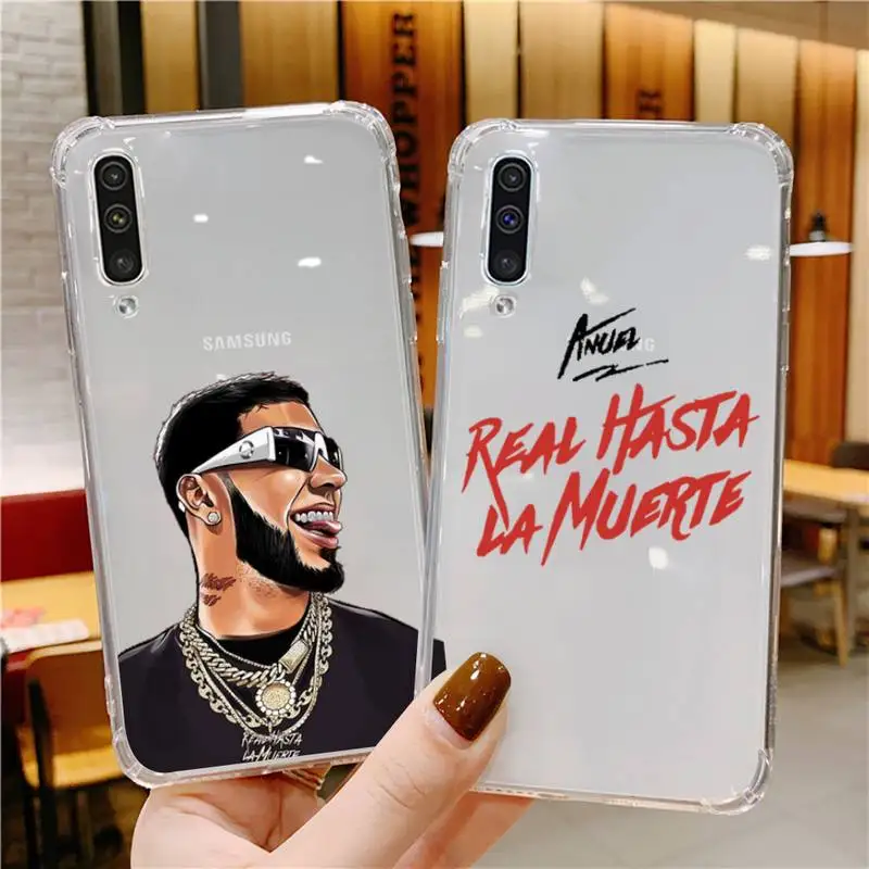 

Anuel AA Real Hasta La Muerte Phone Case Transparent For Samsung galaxy A S note 23 52 22 20 21 51 71 12 50 10 30 fe ultra plus