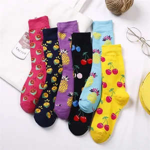 Модные мужские счастливые цветные носки в стиле Харадзюку, Классические хлопковые носки для скейтборда, мужские длинные носки в уличном стиле