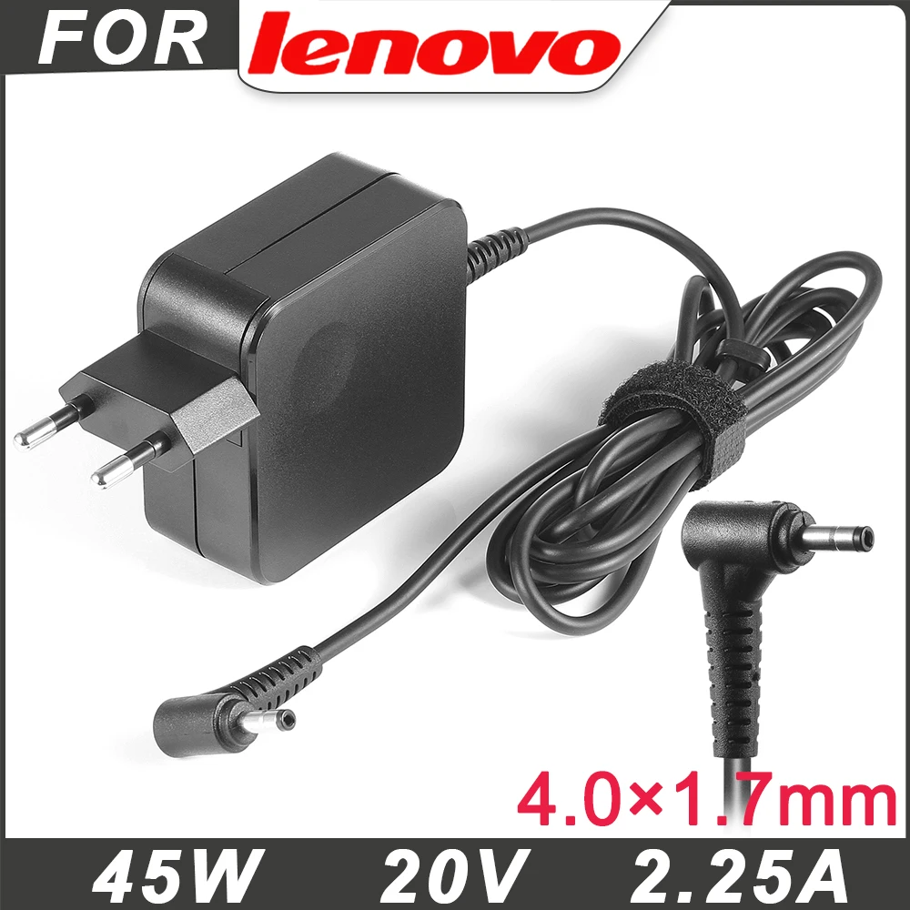 

20V 2.25A 45W 4.0*1.7MM AC Adapter Laptop Charger for Lenovo Ideapad 100S Flex 14 B50-10 Yoga 710 510 Series PA-1450-55LN Power