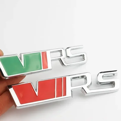 Металлический 3d-логотип VRS, эмблема значок, наклейка для Skoda Octavia 2 3 Kamiq Kodiaq Karoq Superb Fabia Rapid Favorit, автомобильные аксессуары