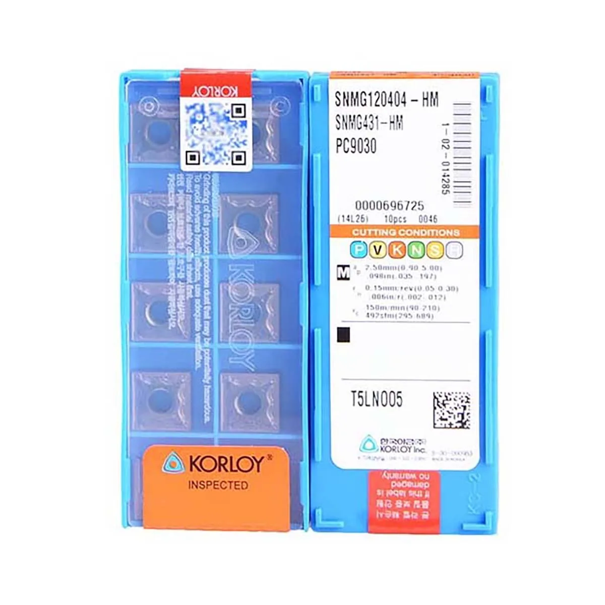 

KORLOY 100% Original SNMG SNMG12 SNMG120404 HA H01 Medium Roughing Carbide Turning Inserts High Quality Turning Tools