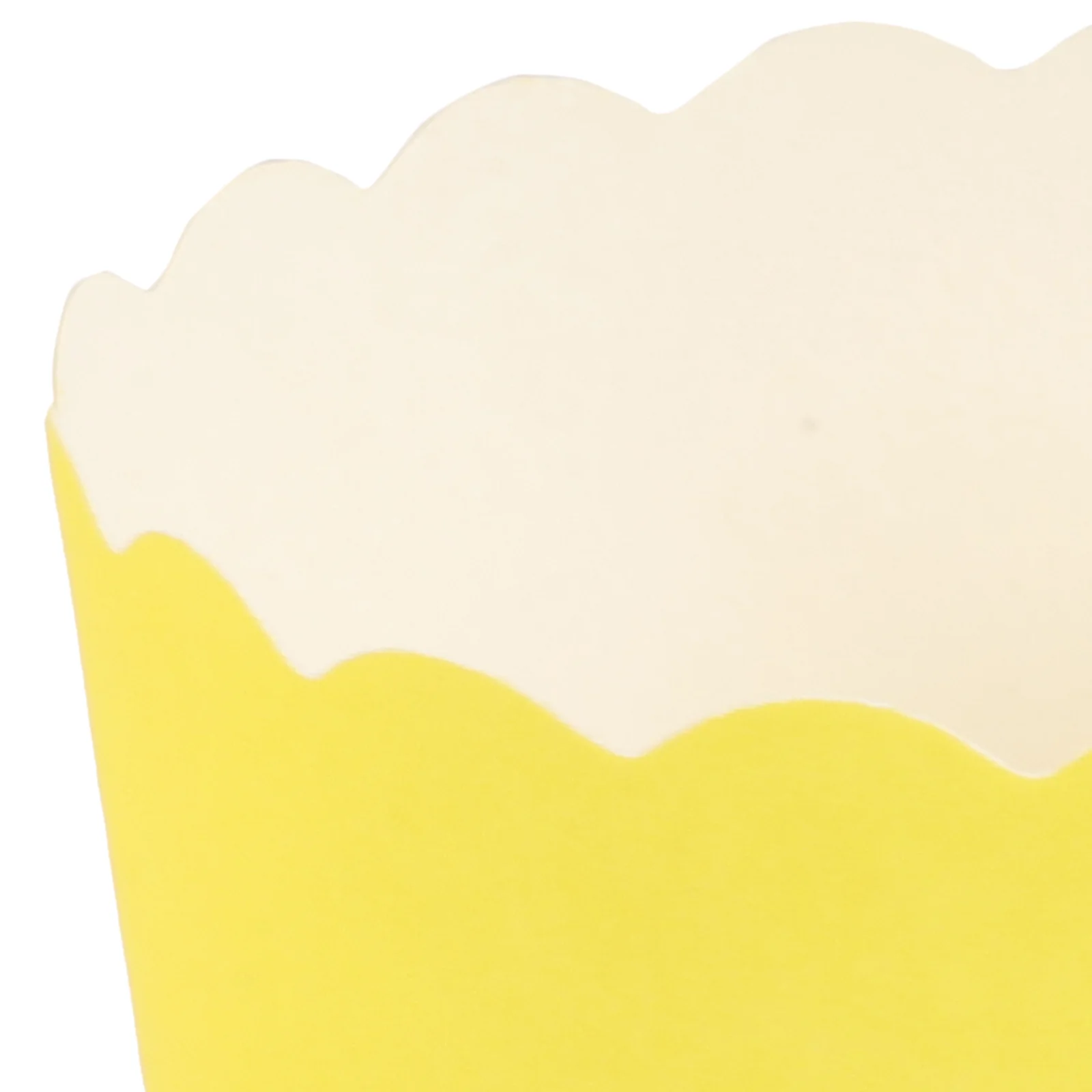 50 шт. желтые веерообразные чашки для выпечки вкладыши кексов коробок милые