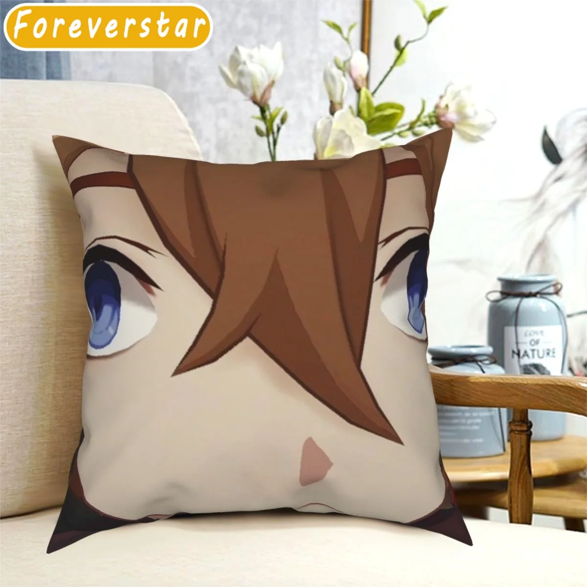 

Childe Genshin Impact Square Pillow Case Pattern Decor Sofa Seater Decor Polyester Cushion Cover 45*45cm Funda Cojin Cojines