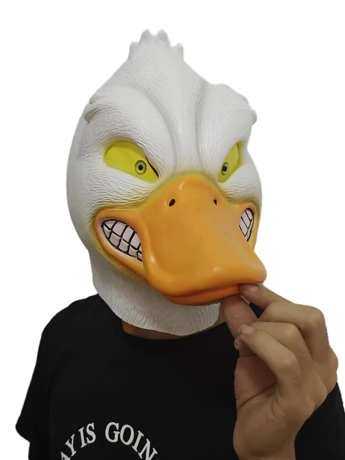 

Латексная маска Angry Donald Duck
