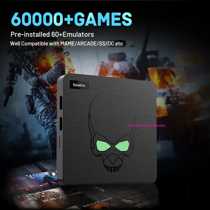 Ретро-Консоль Beelink Super X King с Wi-Fi 6 ТВ-приставок для SS/DC/Arcade Media TV 9 Amlogic S922X 60000 игр