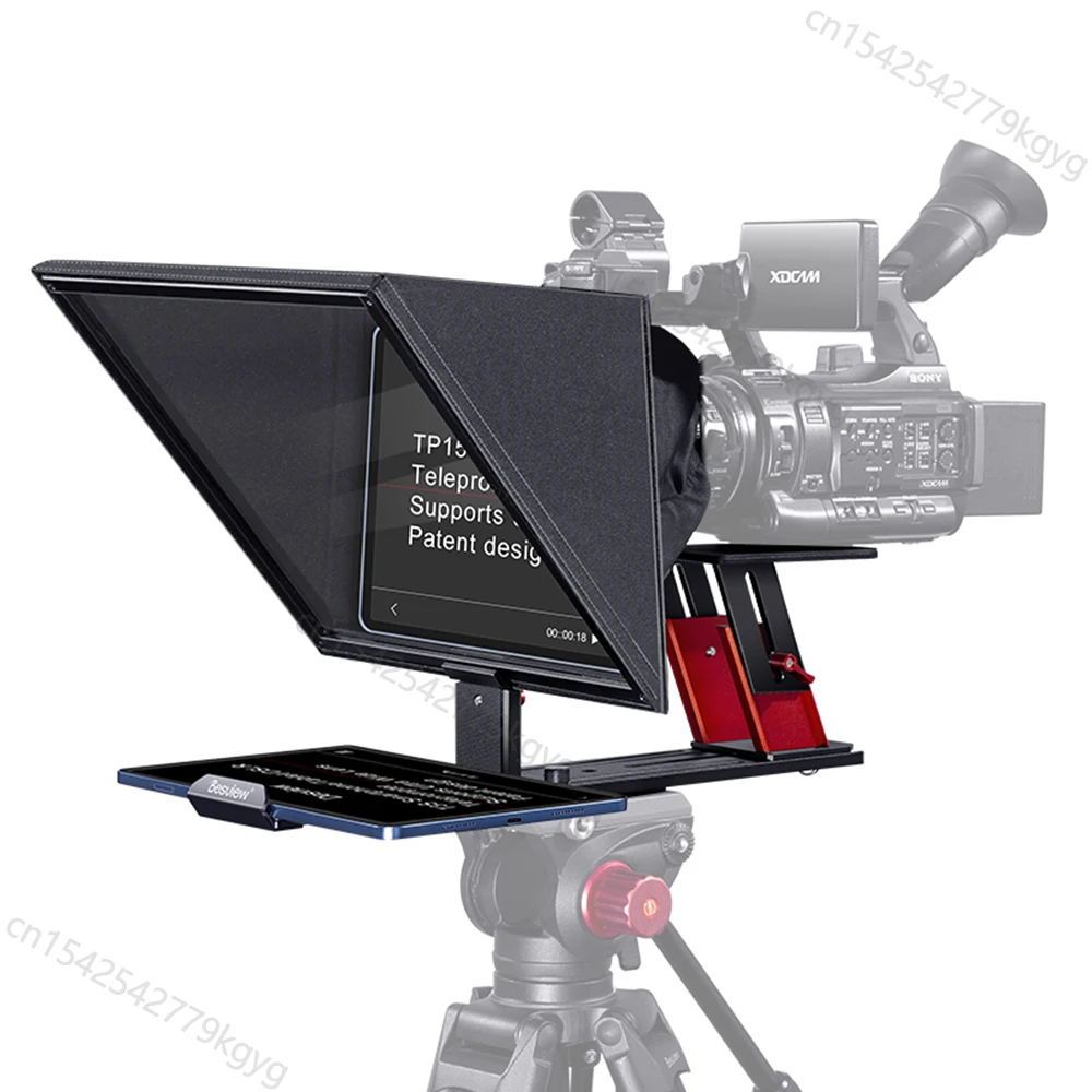 Bestview TP150 15 inch Teleprompter Recording Portable Teleprompter For Tablet iPad DSLR Camera Prompting Inscriber Reader