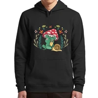 cottagecore goblincore cute frog hoodies cute amphibian animal lovers gift women men clothing casual sweatshirt pullover