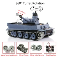 toys 116 heng long 7 0 tiger i rc tank 3818 w 360 turret barrel recoil radio system vehicles for adults gifts th17242 smt7
