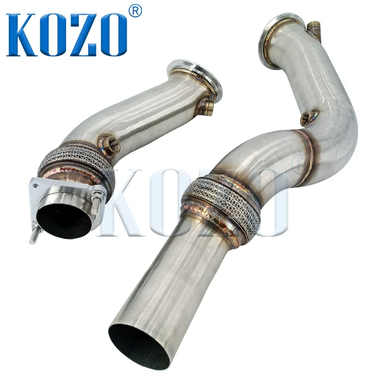 

Catless downpipe Exhaust Front pipe For BMW S55 M2C M3 M4 F87 F80 F82 F83 2015