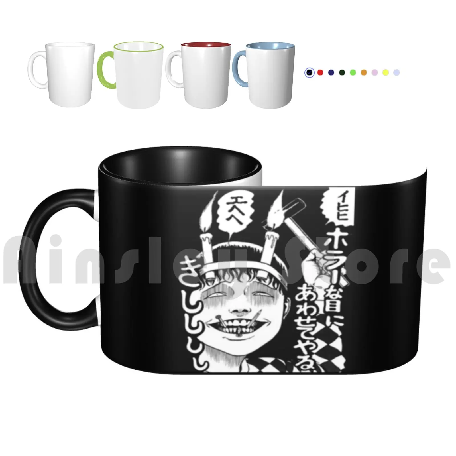 

Tomie Junji Ito Hiii Mugs Coffee Cups Ceramic Mugs Junji Ito Tomie Junji Ito Uzumaki Japan Anime Manga Kawaii