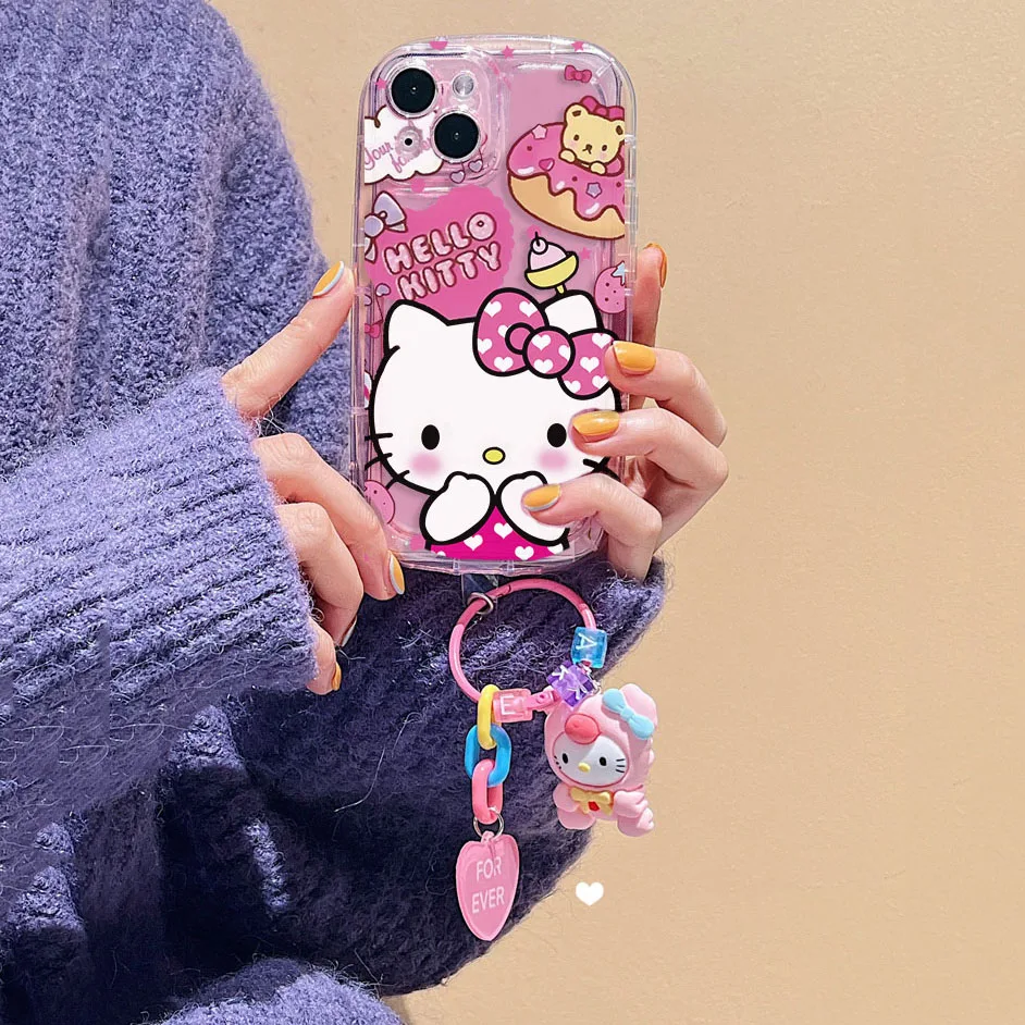 3D чехол Kuromi Kitty Dog для POCO M3 M5S C55 X3 X4 GT M6 Pro Xiaomi MIi 10T Lite 12 13 13T 12T Redmi Note 10 11S 5G K50 K60