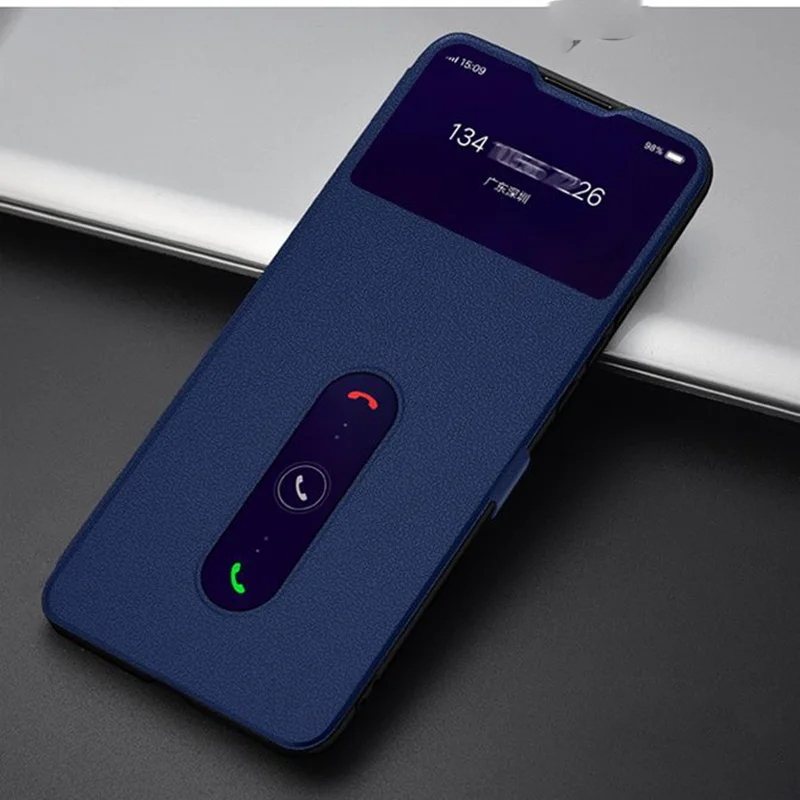Чехол для Vivo V23 5G Роскошь Окно просмотра Стенд Кожа Чехол-флип V 23 V2130 V2303 телефона